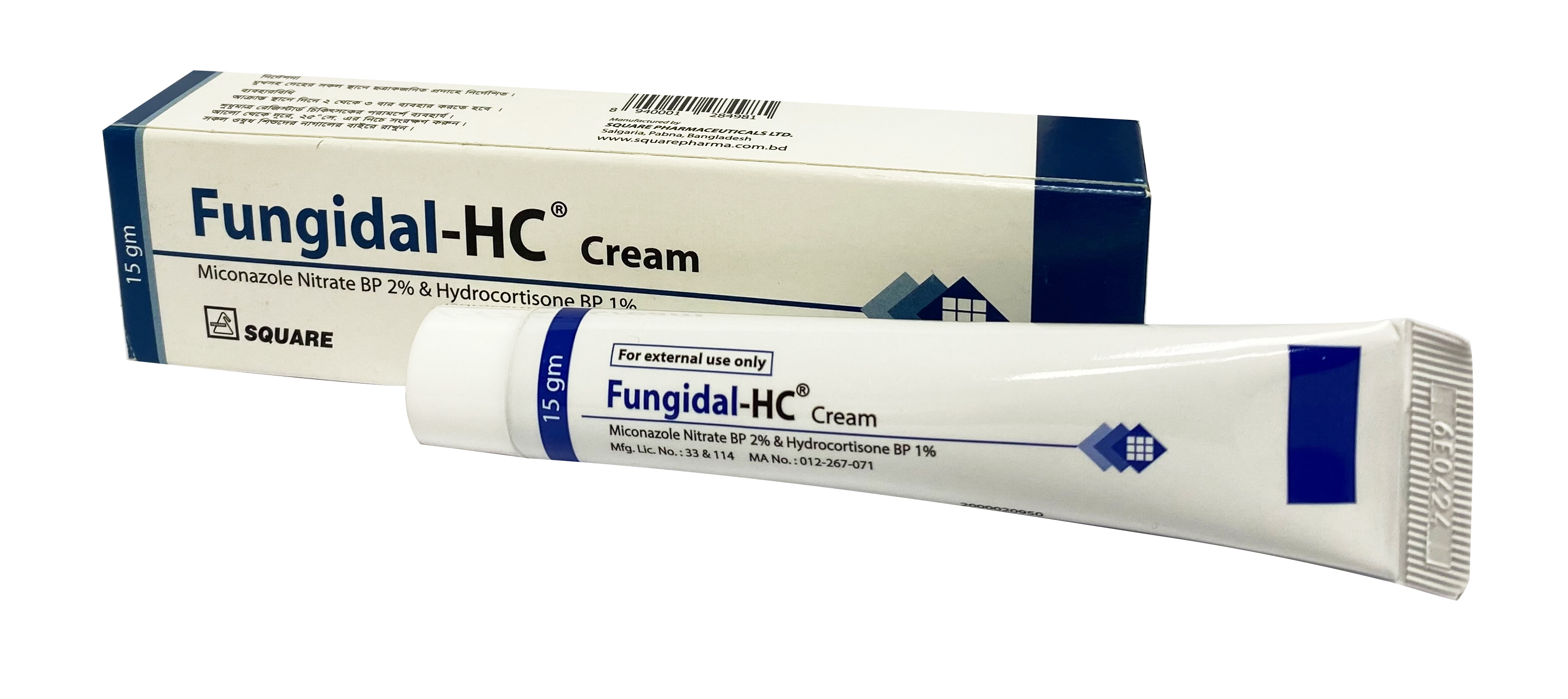 Cream. Fungidal-HC